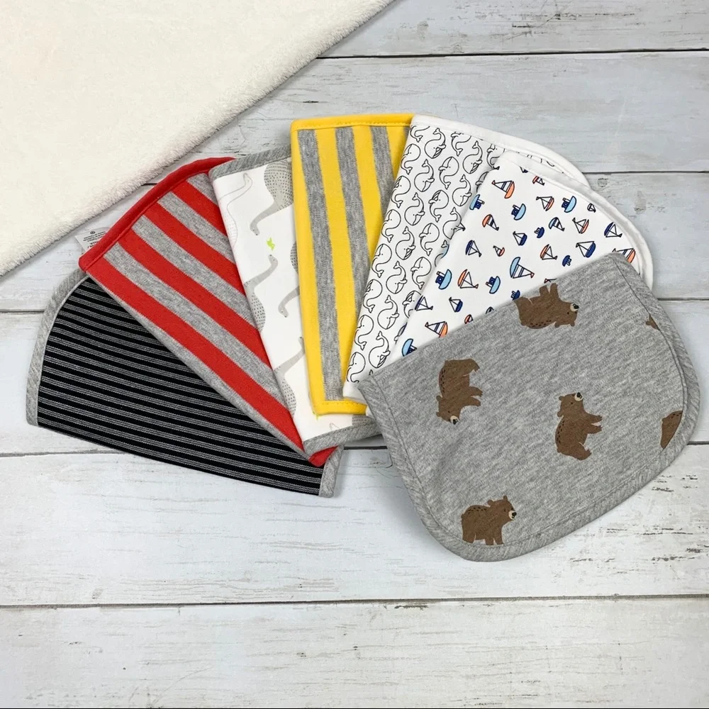 NEW Simple Joys by Carter's Baby Feeder Bibs 7